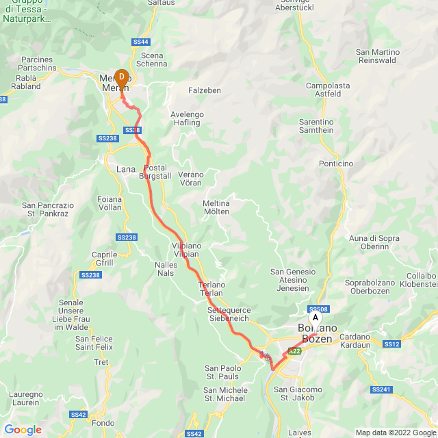 Classement Meran-Bozen | Kinomap